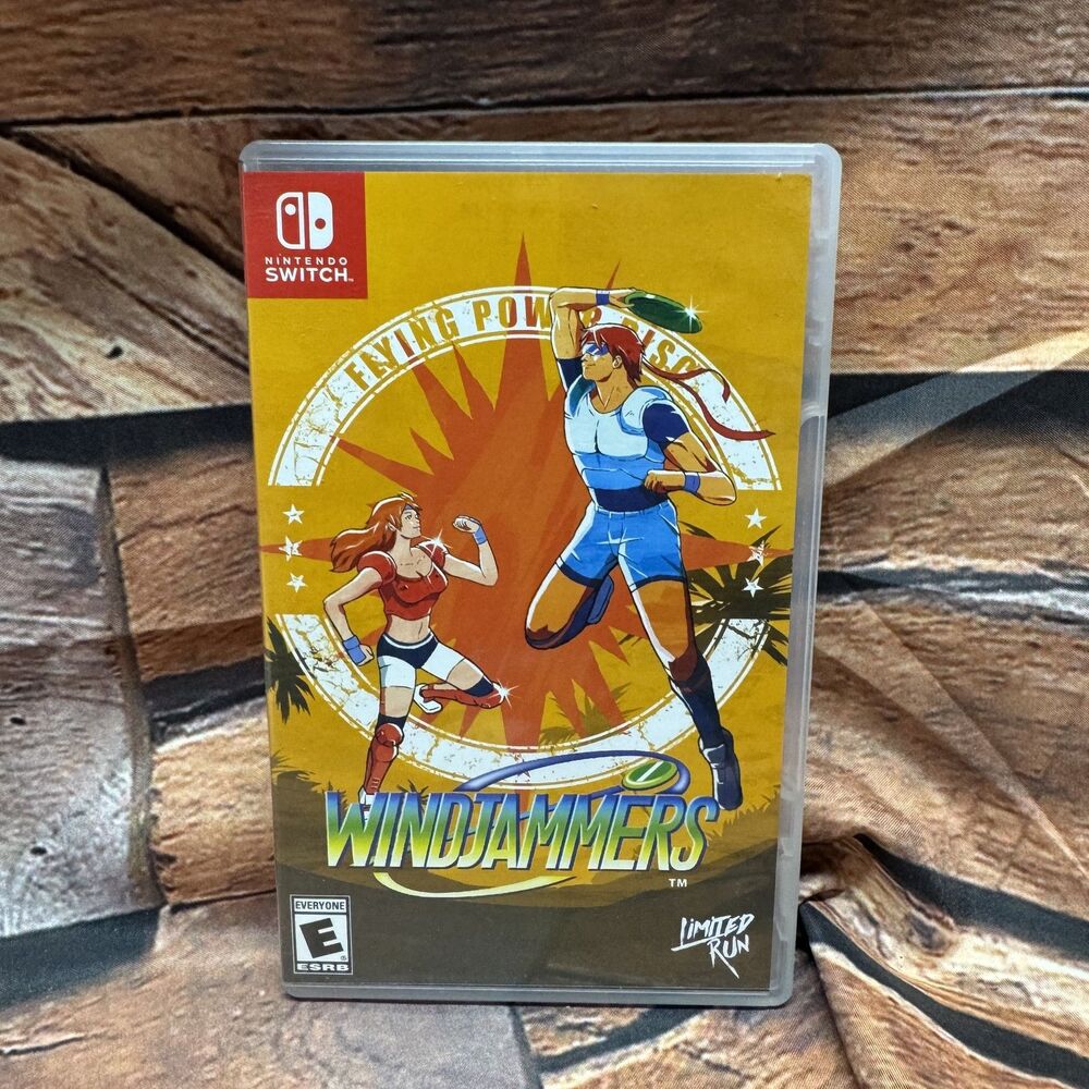 Windjammers Nintendo Switch Limited Run Best Buy Variant Cover Art No Game LRG